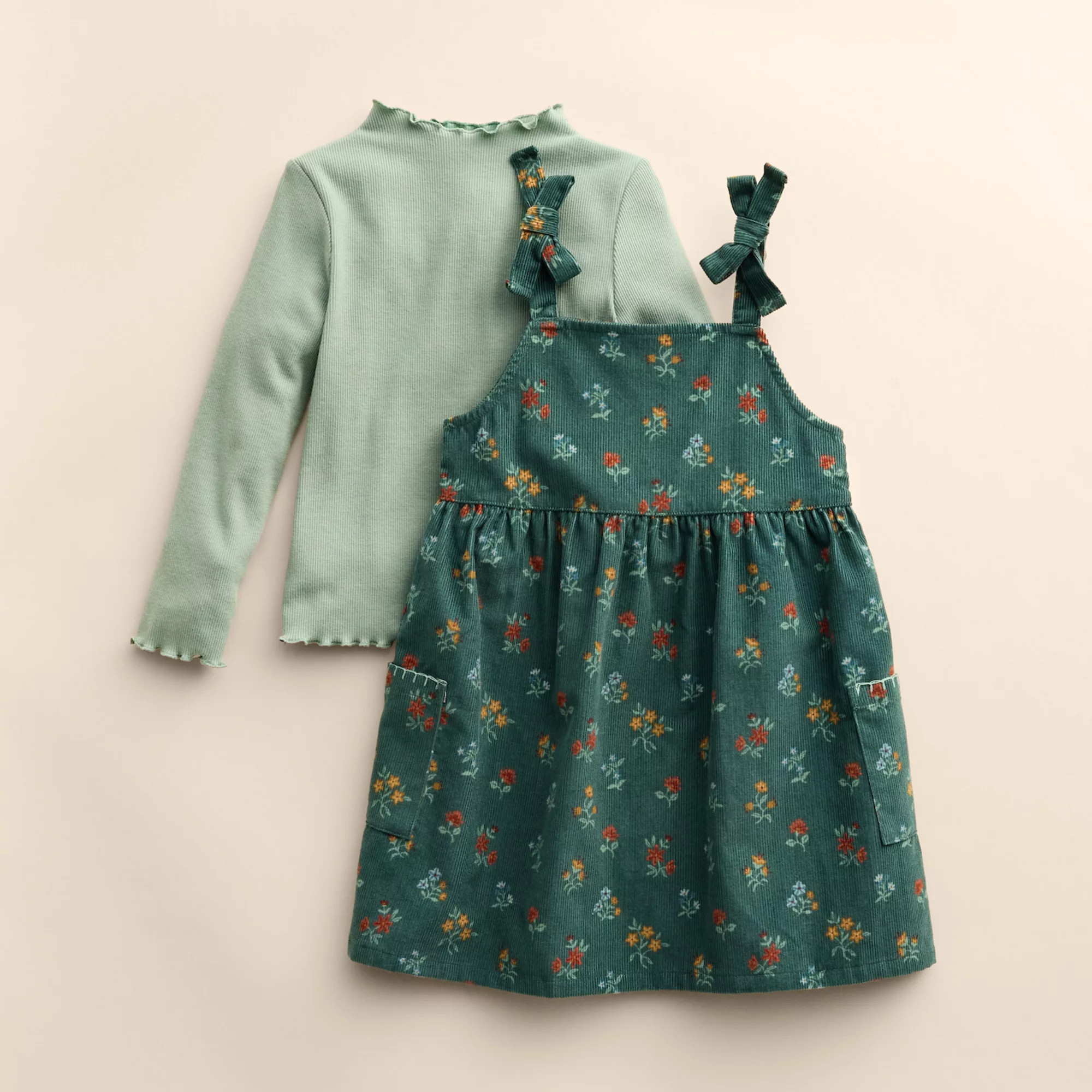 Baby & Toddler Girl Little Co. by Lauren Conrad 2-Piece Top & Jumper Dress Set | Kohl's