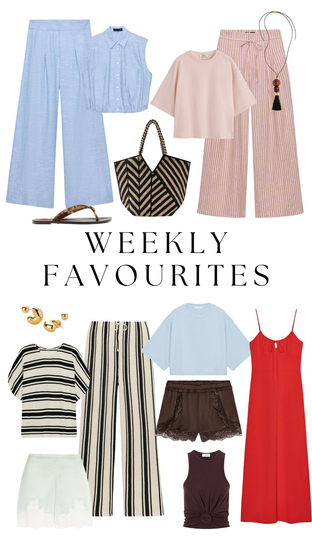 Weekly Favourites 

Soft Summer Staples, Relaxed Holiday Wardrobe, Easy Everyday Outfits, Summer Accessories, Summer Co-ord, Lace Shorts, Casual Summer Outfit, Zara 

 #LTKuk #LTKsummer #LTKeurope