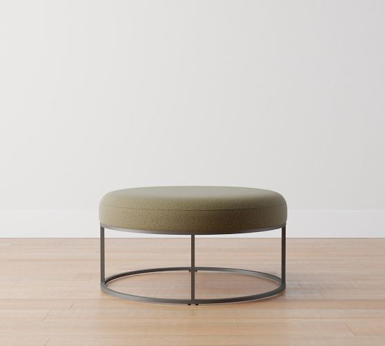 Millie Round Ottoman | Pottery Barn (US)