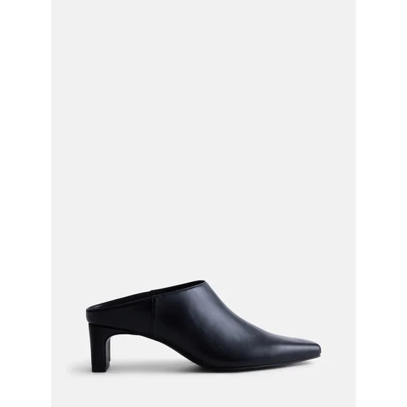Scenario Women's Slip On Heeled Mules | Walmart (US)