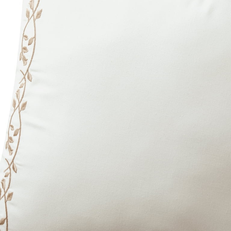 My Texas House White Floral Embroidered 18" x 18" Outdoor Pillow | Walmart (US)