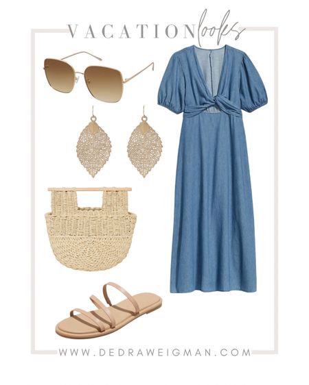 Vacation outfit inspiration! Loving this long casual dress for vacation. 

#vacationoutfit #resortwear #dress 

#LTKFind #LTKtravel #LTKunder50