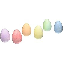 Direct Exchange Easter Egg Sidewalk Chalk - 6 Pack | Amazon (US)