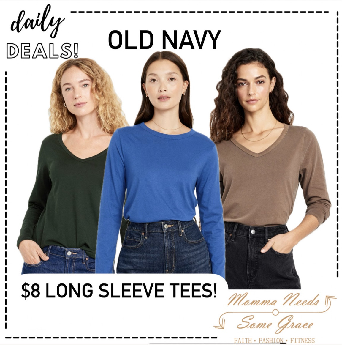 $8 long sleeve tees today only at Old Navy 

#LTKSaleAlert #LTKFindsUnder100 #LTKFallSale