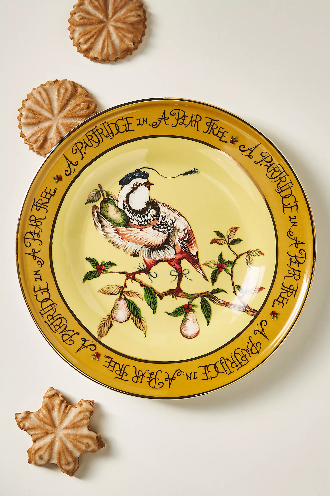 Phannapast Taychamaythakool x Anthropologie Twelve Days of Christmas Stoneware Dessert Plate | Anthropologie (US)