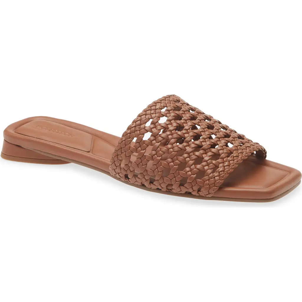 Nordstrom Babette Slide Sandal in Brown Caramel at Nordstrom, Size 5.5 | Nordstrom