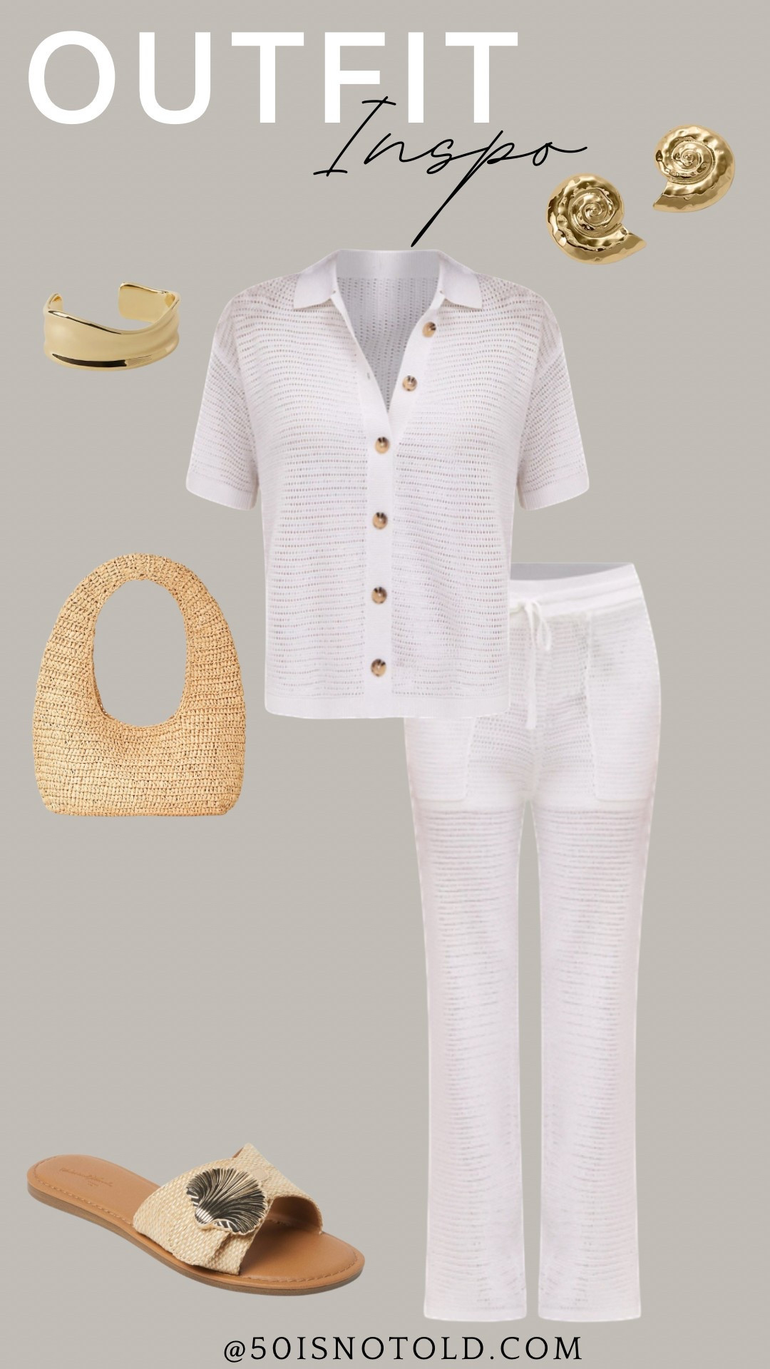 A great outfit for vacation! You could wear this cozy white set as a pool cover up or dress it up for lunch or a day date while on vacation. Check out the 40% off sale at Ann Taylor today. 

#LTKSummerEdit #LTKTravel #LTKStyleTip