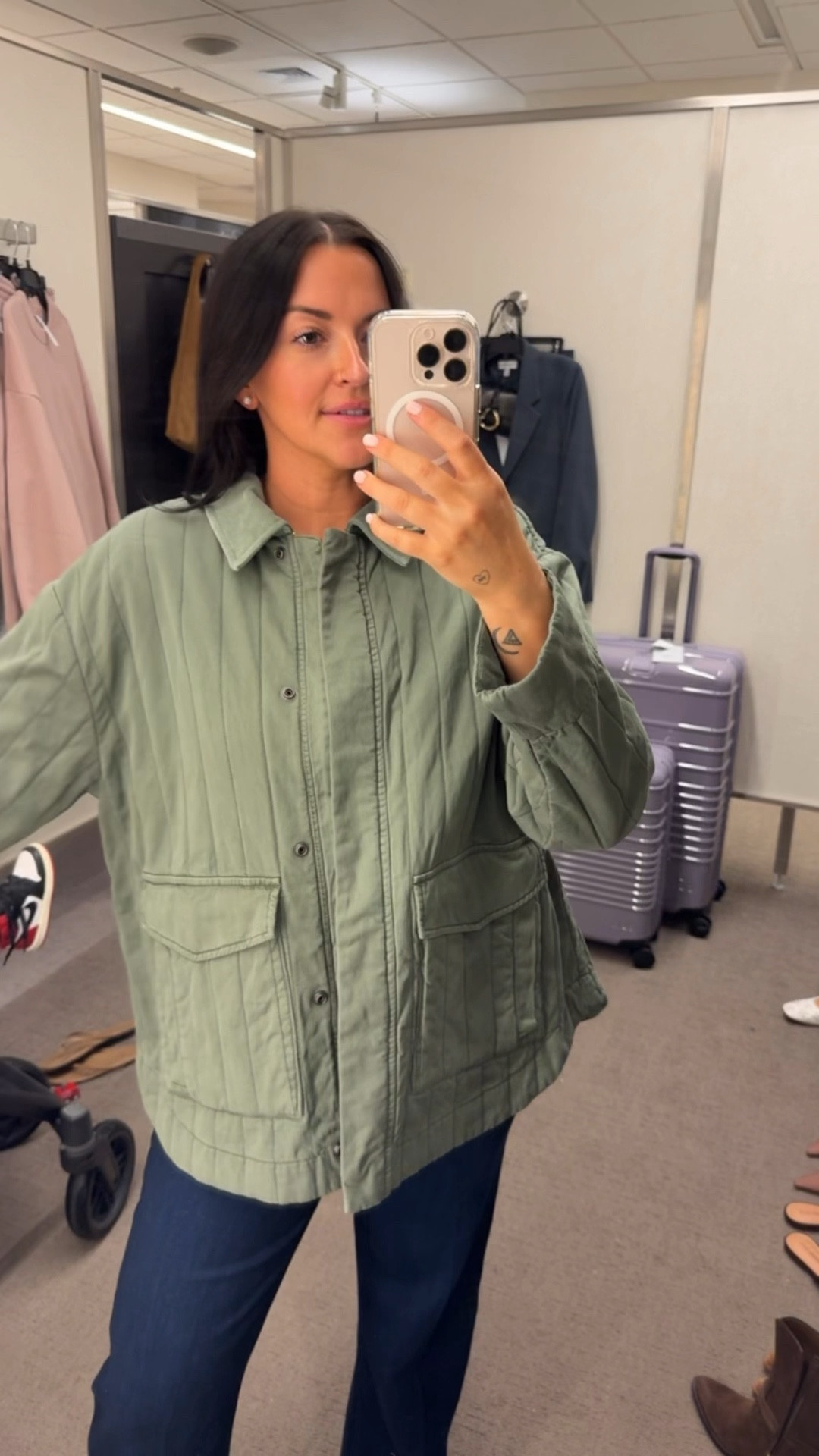 This is like the updated version of the shacket I’ve bought at the Nordstrom sale two years in a row! The color is so good! I grabbed it in a size medium 

#LTKStyleTip #LTKSeasonal #LTKSaleAlert