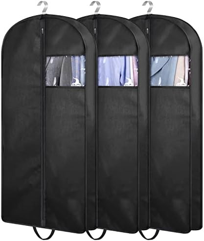 KIMBORA 43" Suit Bags for Closet Storage and Travel, Gusseted Hanging Garment Bags for Men Suit C... | Amazon (US)