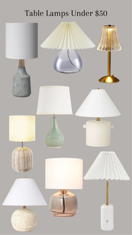 Table Lamps Under $50 #tablelamps #homedecor #lamps #lighting #parisian #interiordesign

#LTKstyletip #LTKfindsunder50 #LTKhome