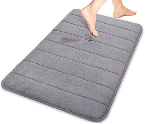 Yimobra Memory Foam Bath Mat Large Size 31.5 by 19.8 Inches, Soft and Comfortable, Super Water Absor | Amazon (US)