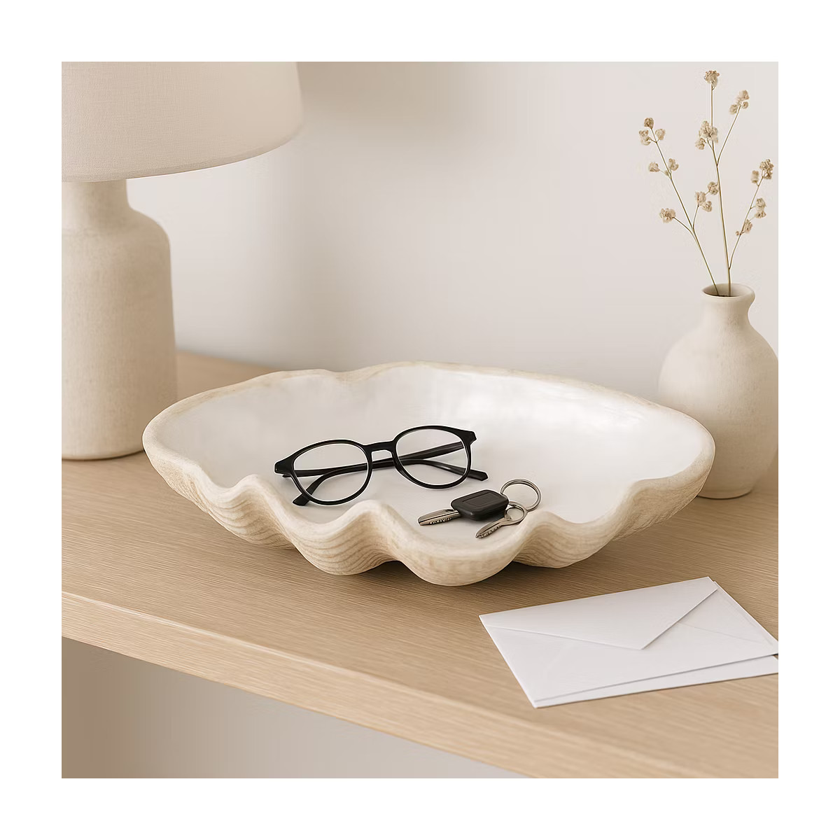 Decorative Clam Shell Bowl for Coffee Table Decor - Costal Inspired Bowl for Centerpiece Table De... | Target