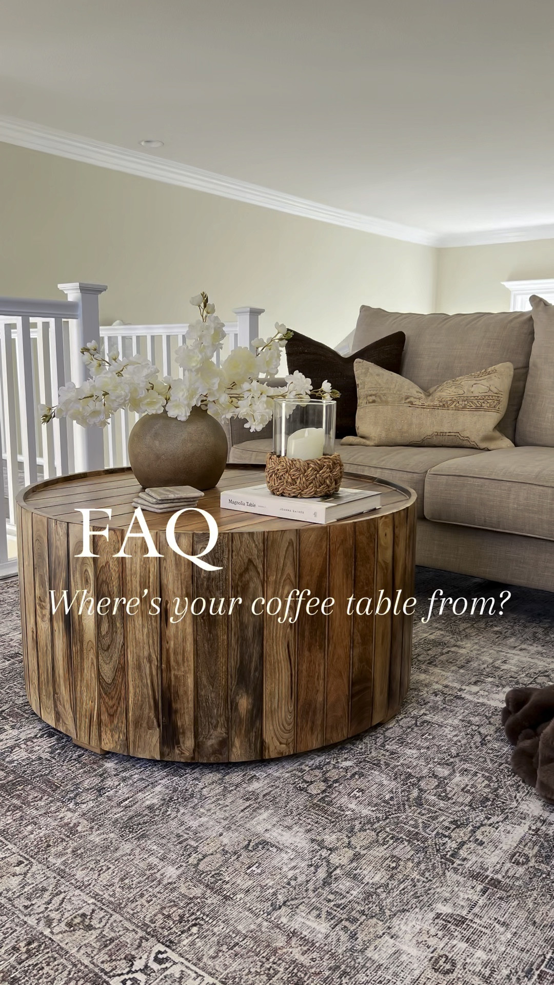 You can find my coffee table on Amazon now! 

Coffee table, mango wood, vintage style, round coffee table, hurricane candleholder, decorative book, pillow covers, marble coasters, square coasters


#LTKVideo #LTKhome