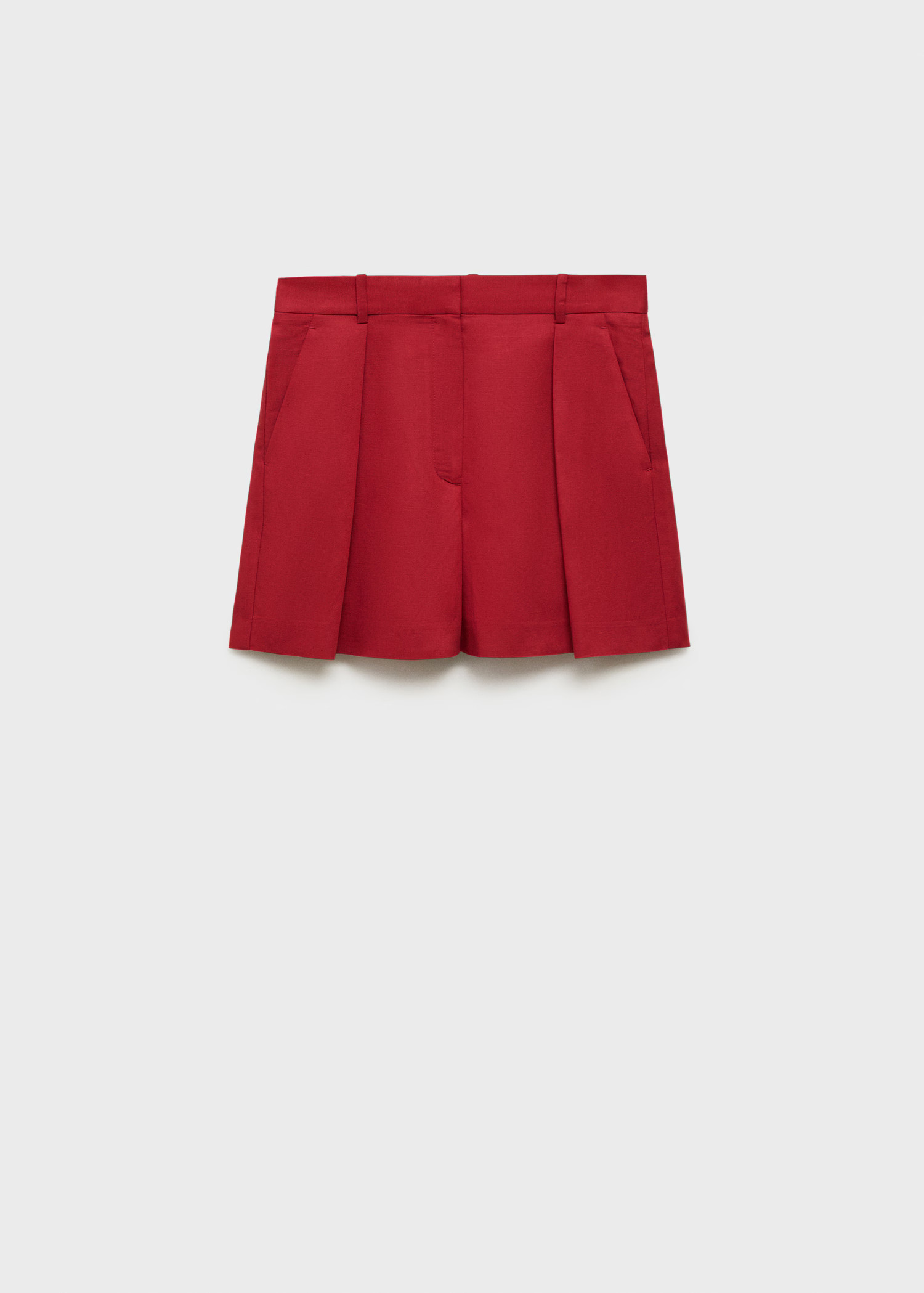 Linen-blend suit bermuda shorts - Women | MANGO United Kingdom | MANGO (UK)