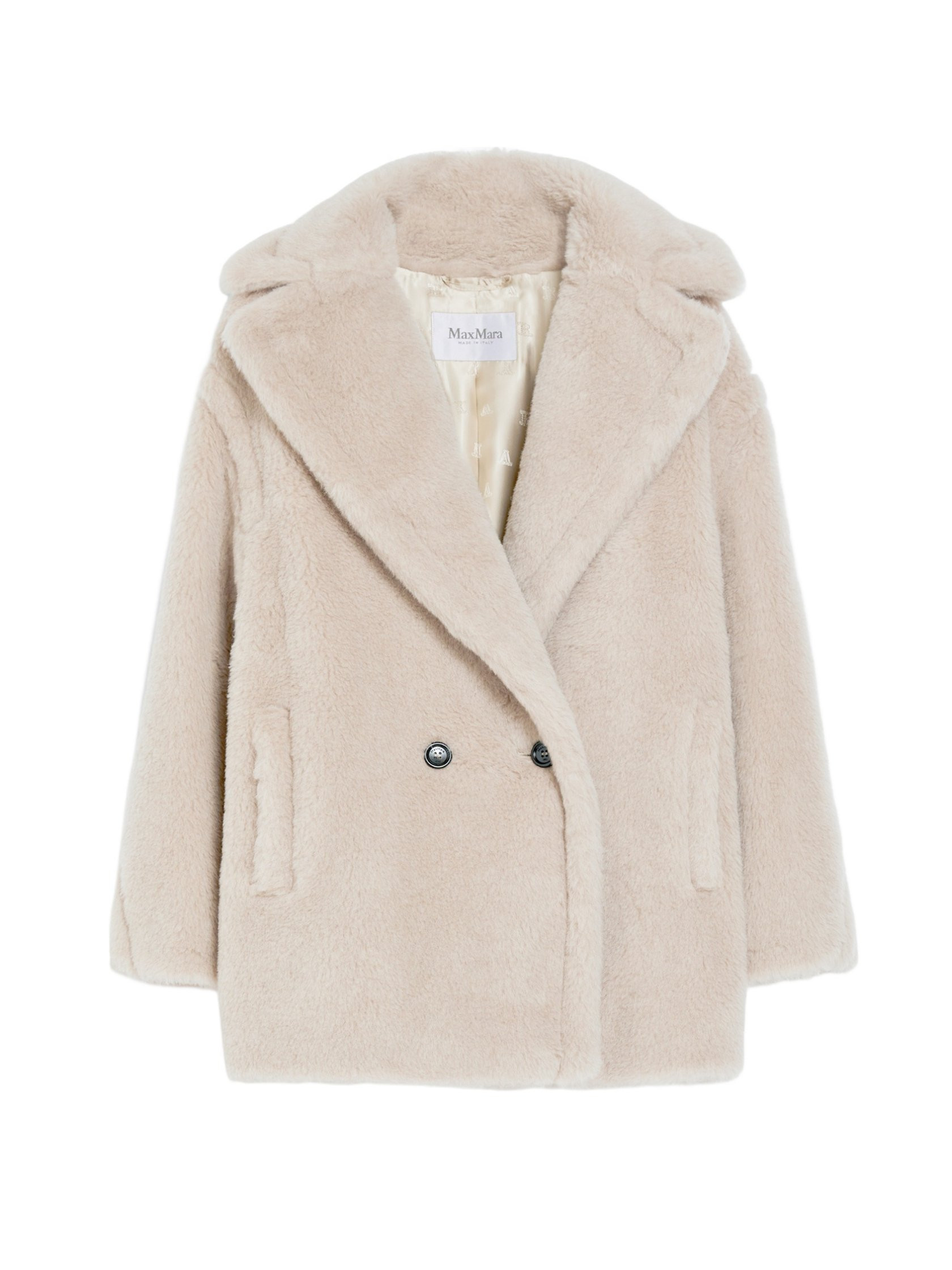Max Mara Olga Double-Breasted Teddy Coat | Senser US