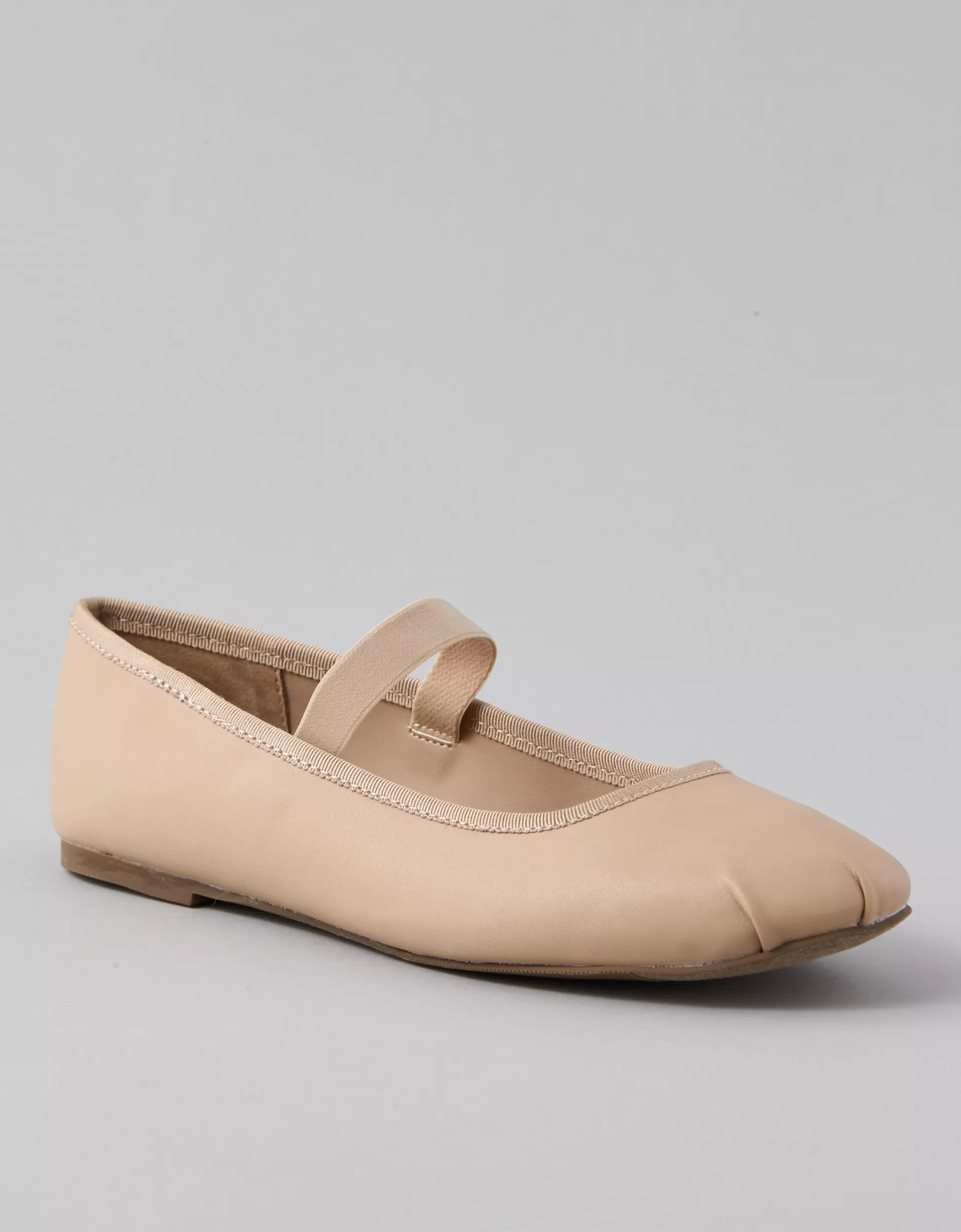AE Vegan Leather Slip-On Ballet Flat | American Eagle Outfitters (US & CA)