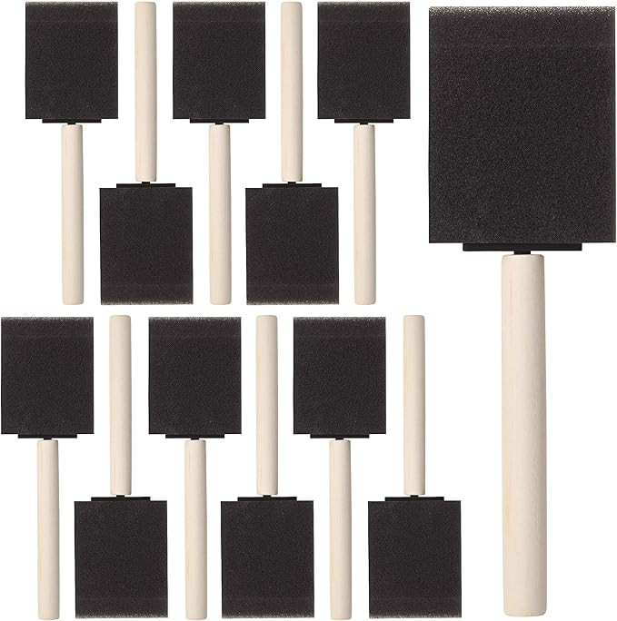 Bates- Foam Paint Brushes, 2 Inch, 16 Pack, Sponge Brushes, Sponge Paint Brush, Foam Brushes for ... | Amazon (US)