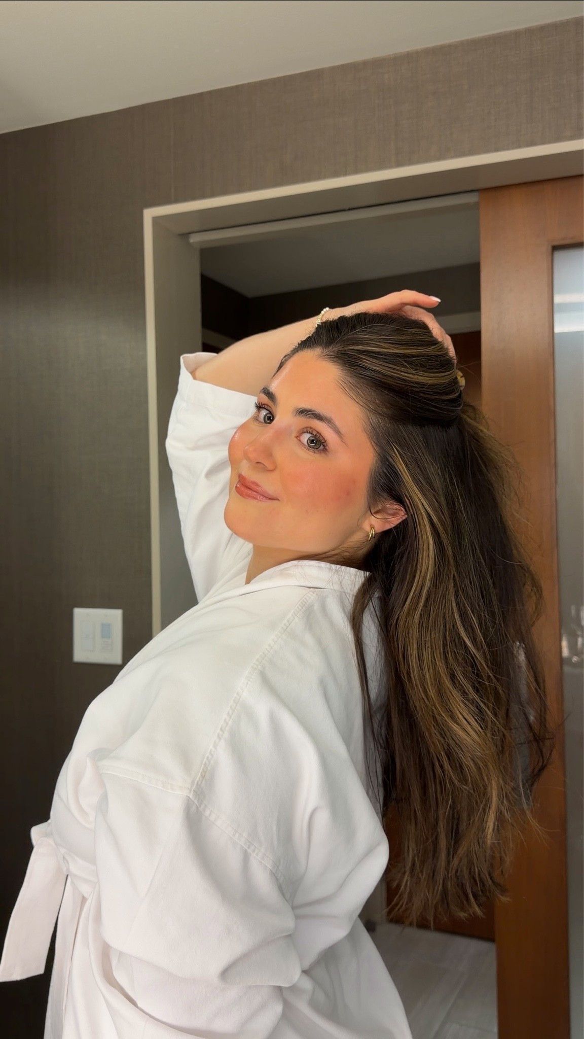 Claw clip hairstyles are the best for dirty hair days! I usually add in some dry shampoo at my roots and then dry volume and texture spray from mid to end instead of more of a Fuller fresher look. The mini’s bundle from living proof is my go to for traveling!

#LTKgrwm #LTKBeauty