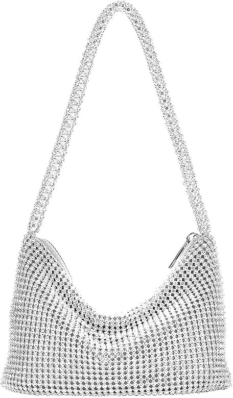 AIJUN Women's Rhinestone Purse Evening Bags Triangle Sparkly Clutch Purses for Women Party Prom C... | Amazon (US)