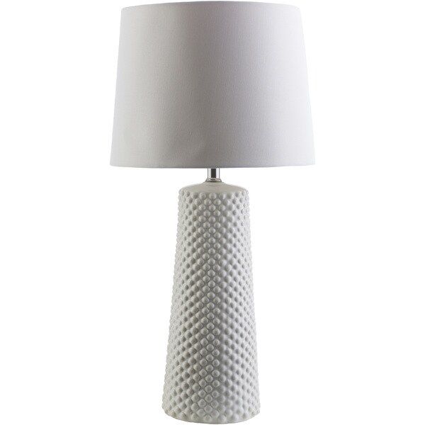 The Curated Nomad Duro Glazed Ceramic Table Lamp - White | Bed Bath & Beyond
