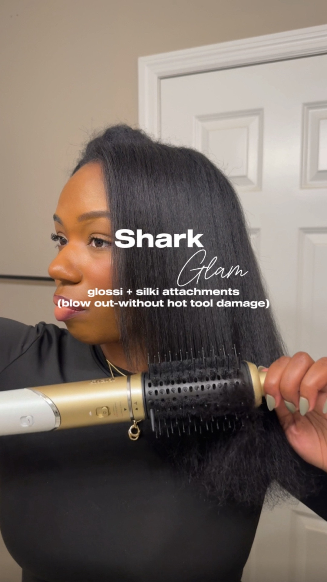 A blow out quickly without the typical hot tool damage thanks to shark air technology🤎 The shark glam is must have for all hair types. Helps make dance mom life much easier too. 

#hair #sharkglam #naturalhair 

#LTKselfcare #LTKBeauty #LTKHoliday