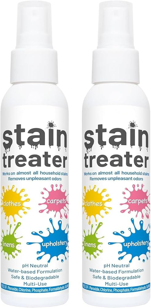 Two Pack Stain Remover Spray, Messy Eater Stain Treater Spray, Fabric Stain Remover For Spots On ... | Amazon (US)
