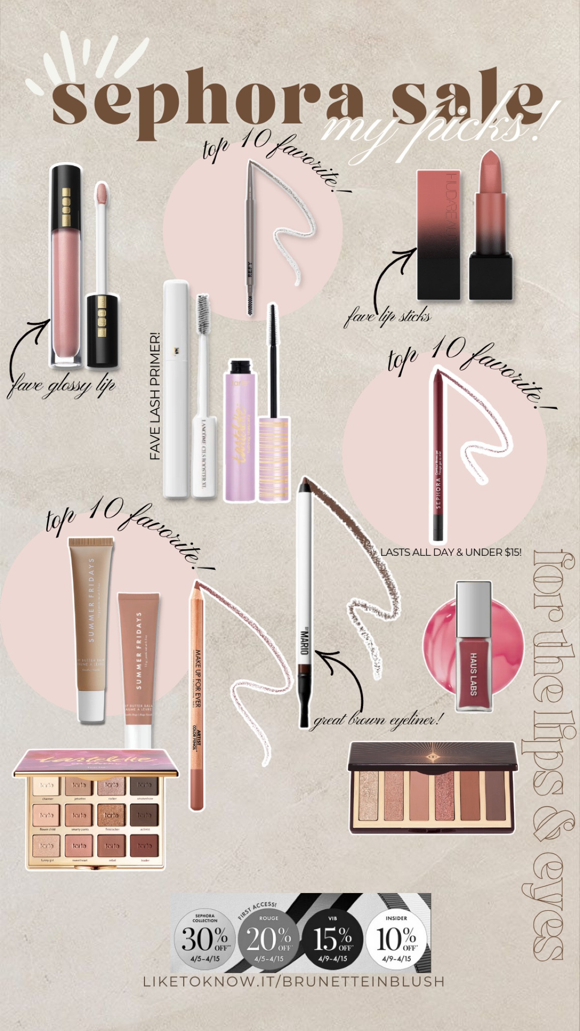 SEPHORA SALE FAVES: lips & eyes

#LTKbeauty #LTKxSephora