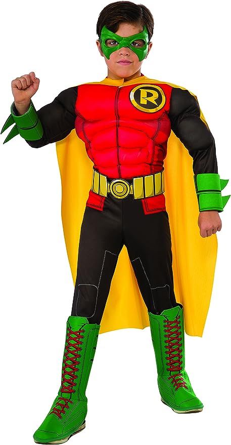 Amazon.com: Rubie’s Child's DC Superheroes Robin Costume, Small : Clothing, Shoes & Jewelry | Amazon (US)
