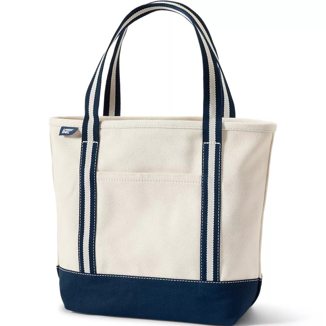 Medium 5 Pocket Open Top Canvas Tote Bag | Lands' End (US)