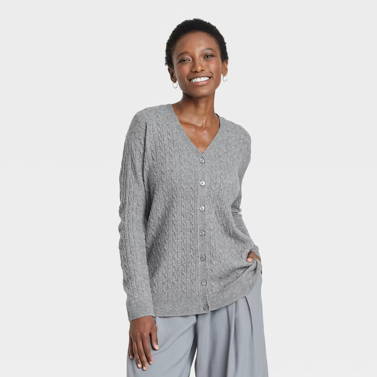Women's Cable Cardigan - A New Day™ | Target