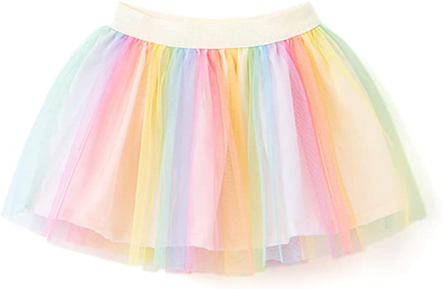 Rainbow Tutu for Girls Tulle Skirt Toddler Girls Ballet Skirts Multi | Amazon (US)