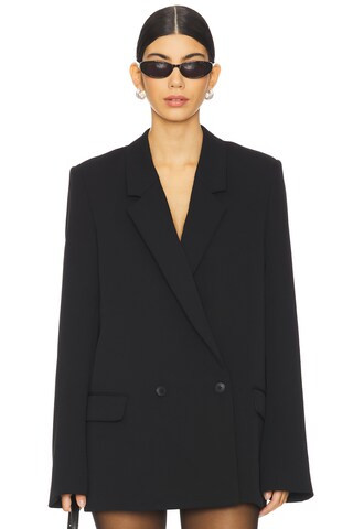 Alia Blazer in Black | Revolve Clothing (Global)