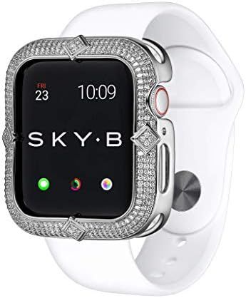 SkyB Paragon Protective Jewelry Case for Apple Watch Series 1, 2, 3, 4, 5, 6, SE Devices - Silver... | Amazon (US)