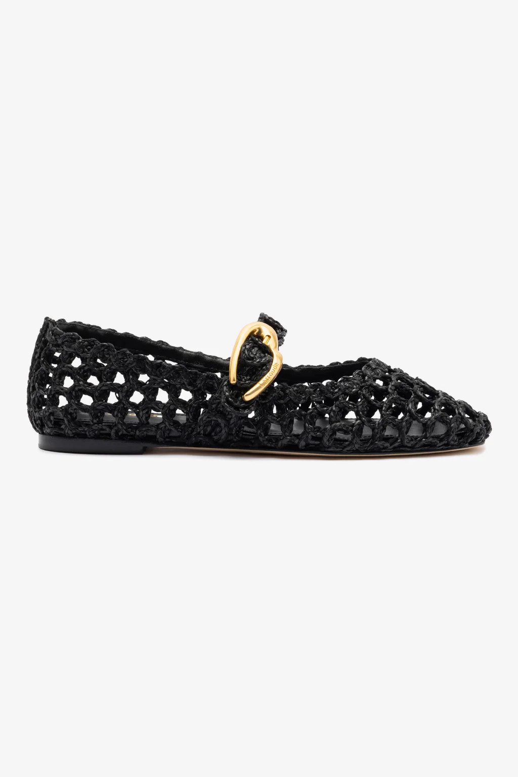 Verona Macrame In Black Embroidered Raffia | Larroude