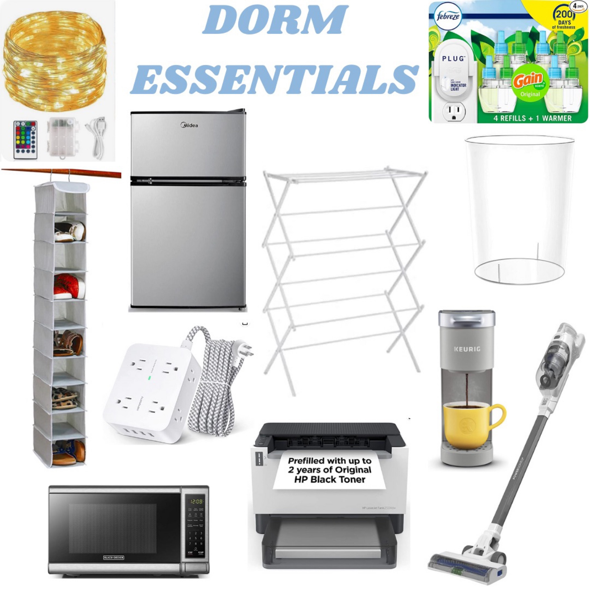 The essentials for your dream dorm room! 