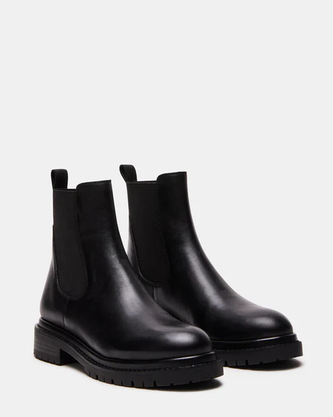 LYSETTE BLACK LEATHER | Steve Madden (US)
