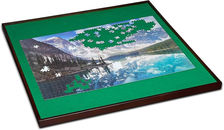 1500 Piece Square Spinning Lazy Susan Wooden Jigsaw Puzzle Table - Puzzle Board | 34” X 34” J... | Amazon (US)