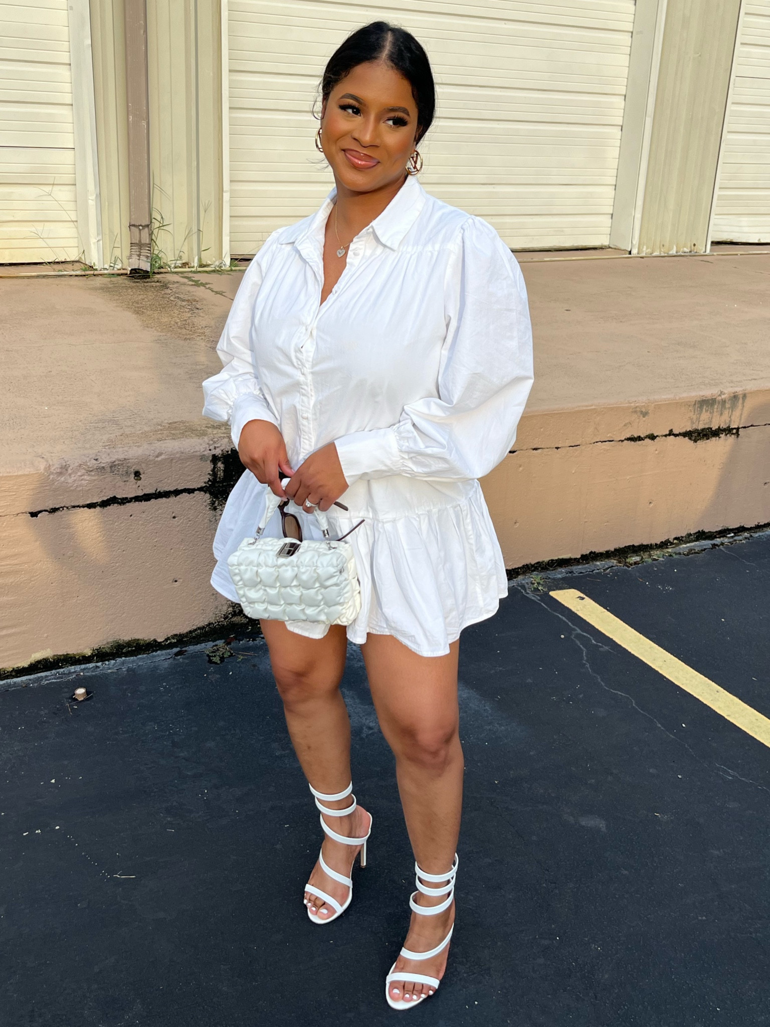 All white dress. Pleated dress. Summer white dress. #whitedress 

#LTKunder100