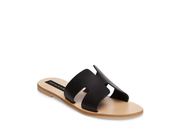 GREECE BLACK LEATHER | Steve Madden (US)