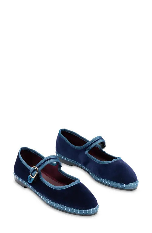 Flabelus Montague Mary Jand Flat in Azul at Nordstrom, Size 11Us | Nordstrom