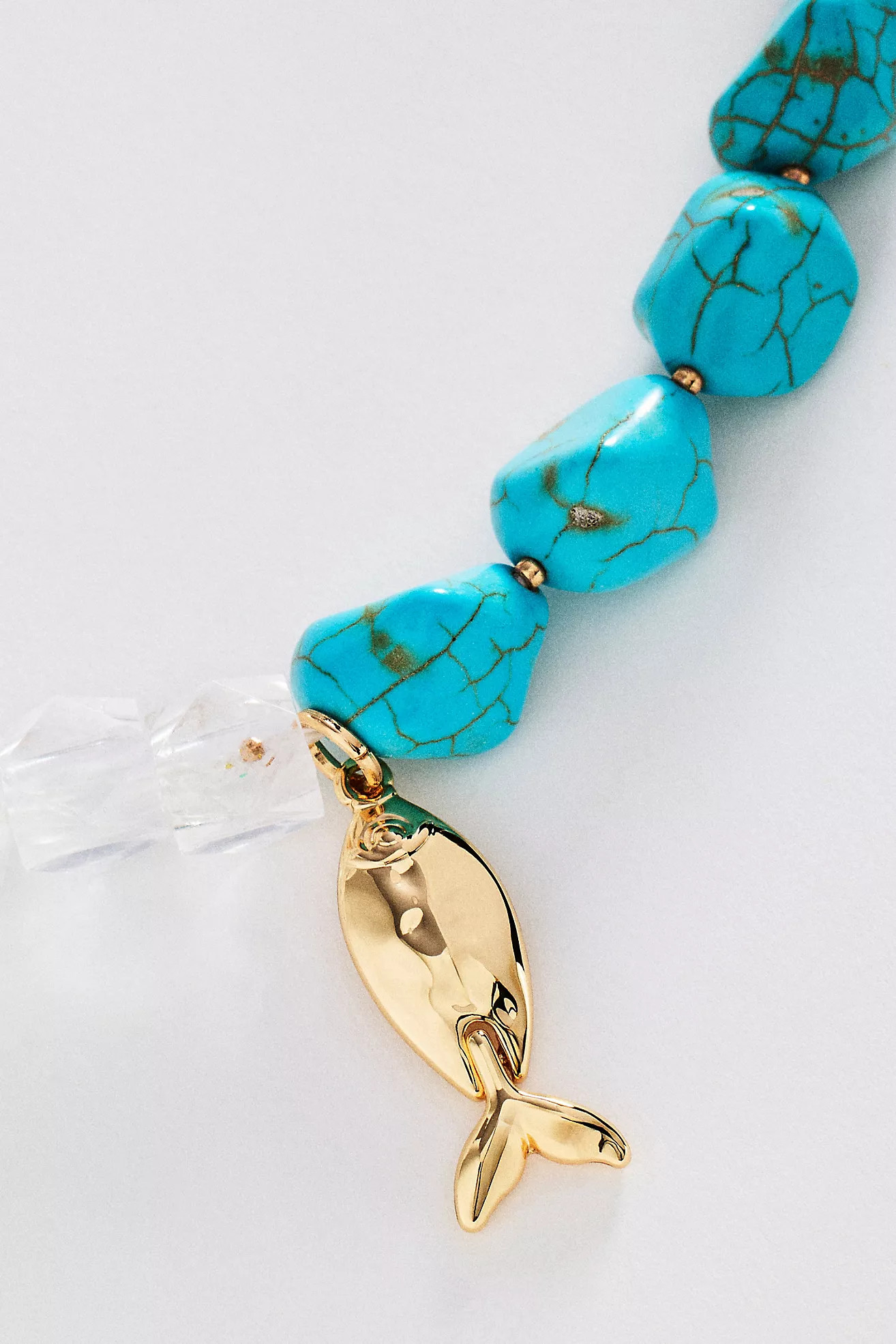 Beaded Fish Icon Necklace | Anthropologie (US)
