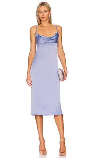 Cowl Midi in Slate Blue | Revolve Clothing (Global)