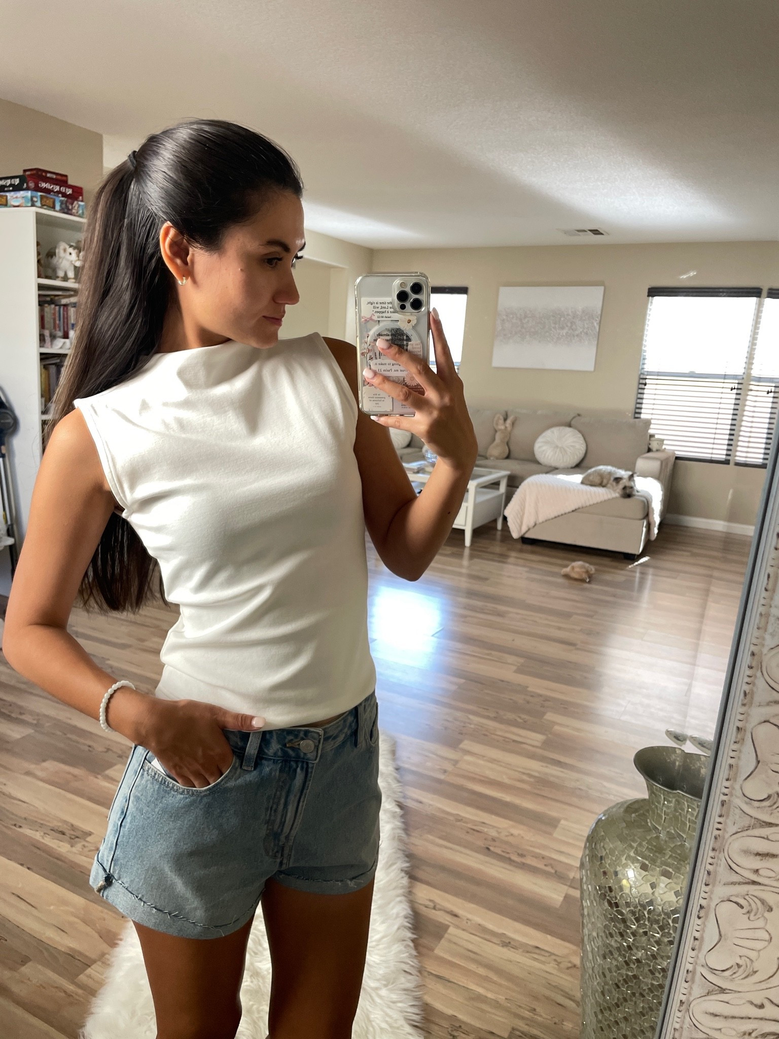 Casual chic summer outfit 
top size S shorts size 26 




everyday style, everyday outfit, summer outfit, summer fashion, minimal style, minimalist outfit, lazy day outfit, casual chic, casual outfit

#LTKootd #LTKTravel #LTKU