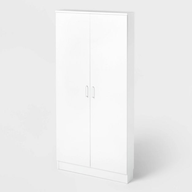 Wall Mounted Shallow Storage Cabinet White - Brightroom™ | Target