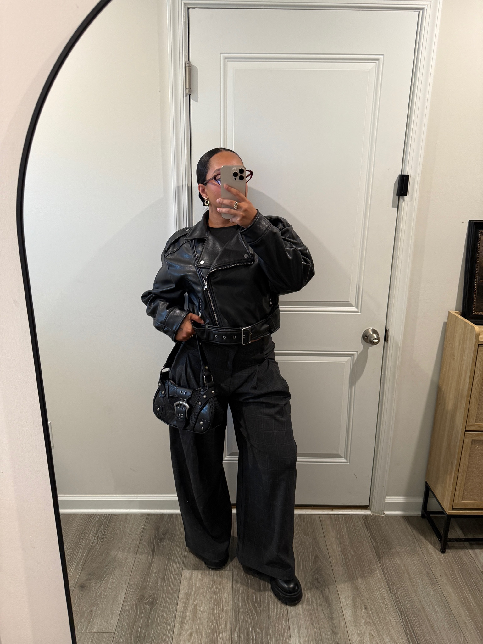 Leather jacket and trouser combo > 



#LTKFindsUnder100 #LTKFindsUnder50