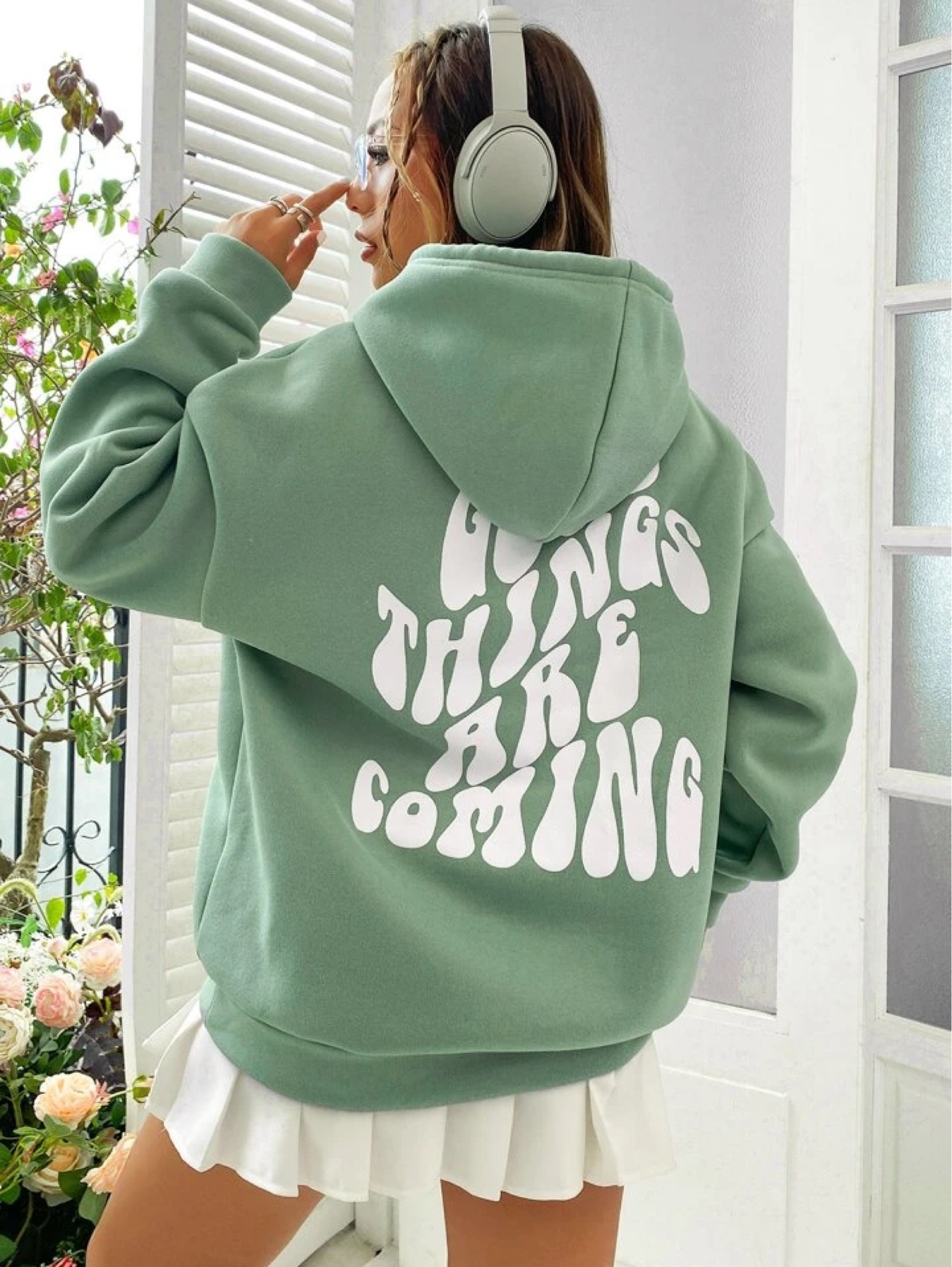 Sweatshirt and Sweats from Sunday Reset Video🤍