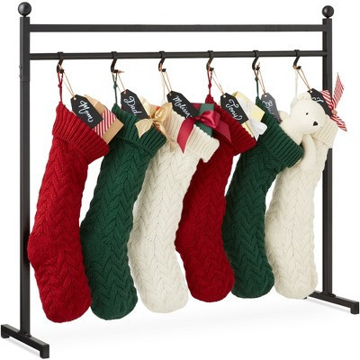 Best Choice Products 3ft Christmas Stocking Stand, Hanging Holiday Decor Display w/ Name Tags, Chalk Marker - Black | Target