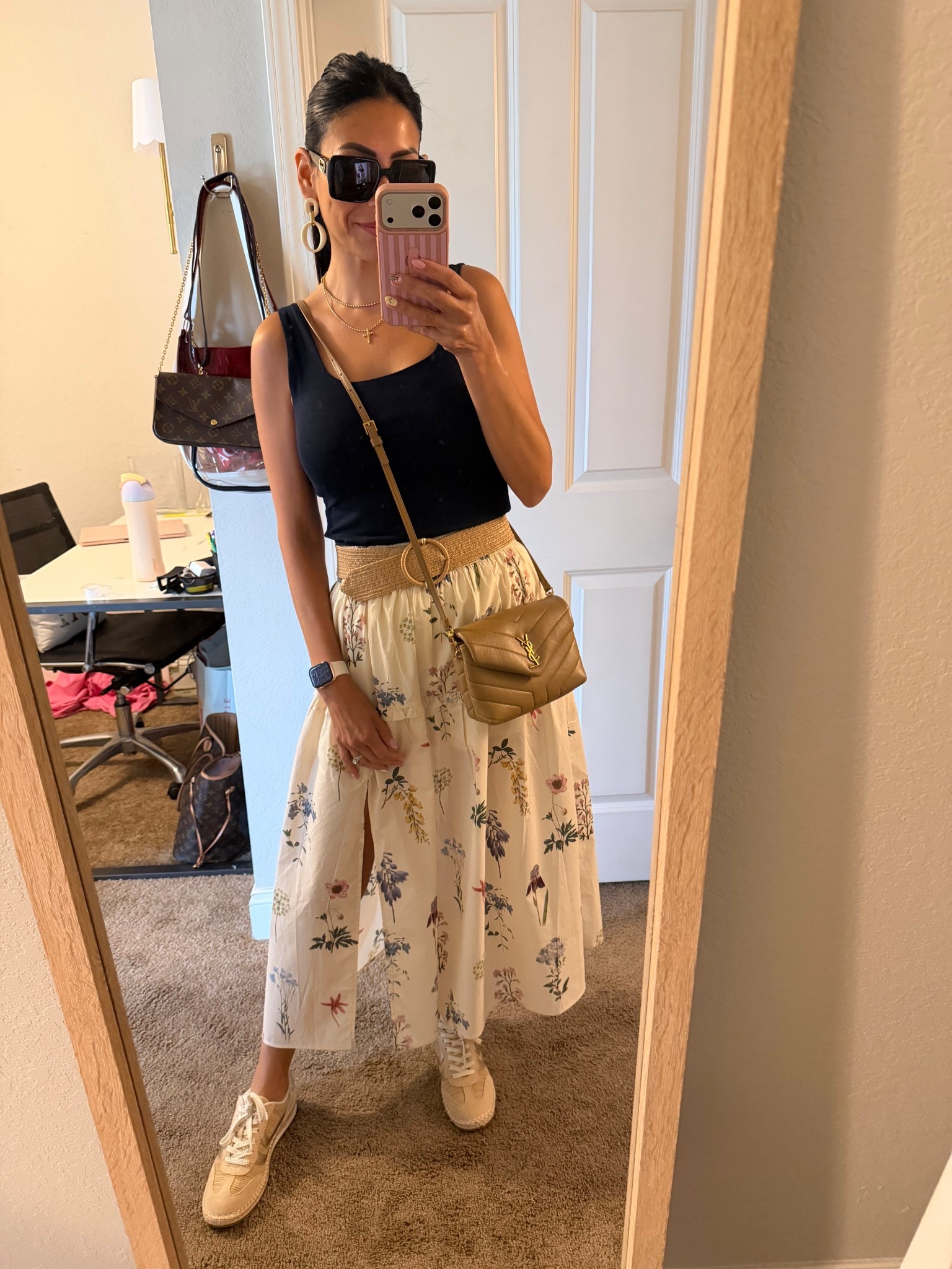 Lovely skirt! And super comfy but elevated look. Wearing skirt and tank on size small. 

#LTKgrwm #LTKSeasonal #LTKootd