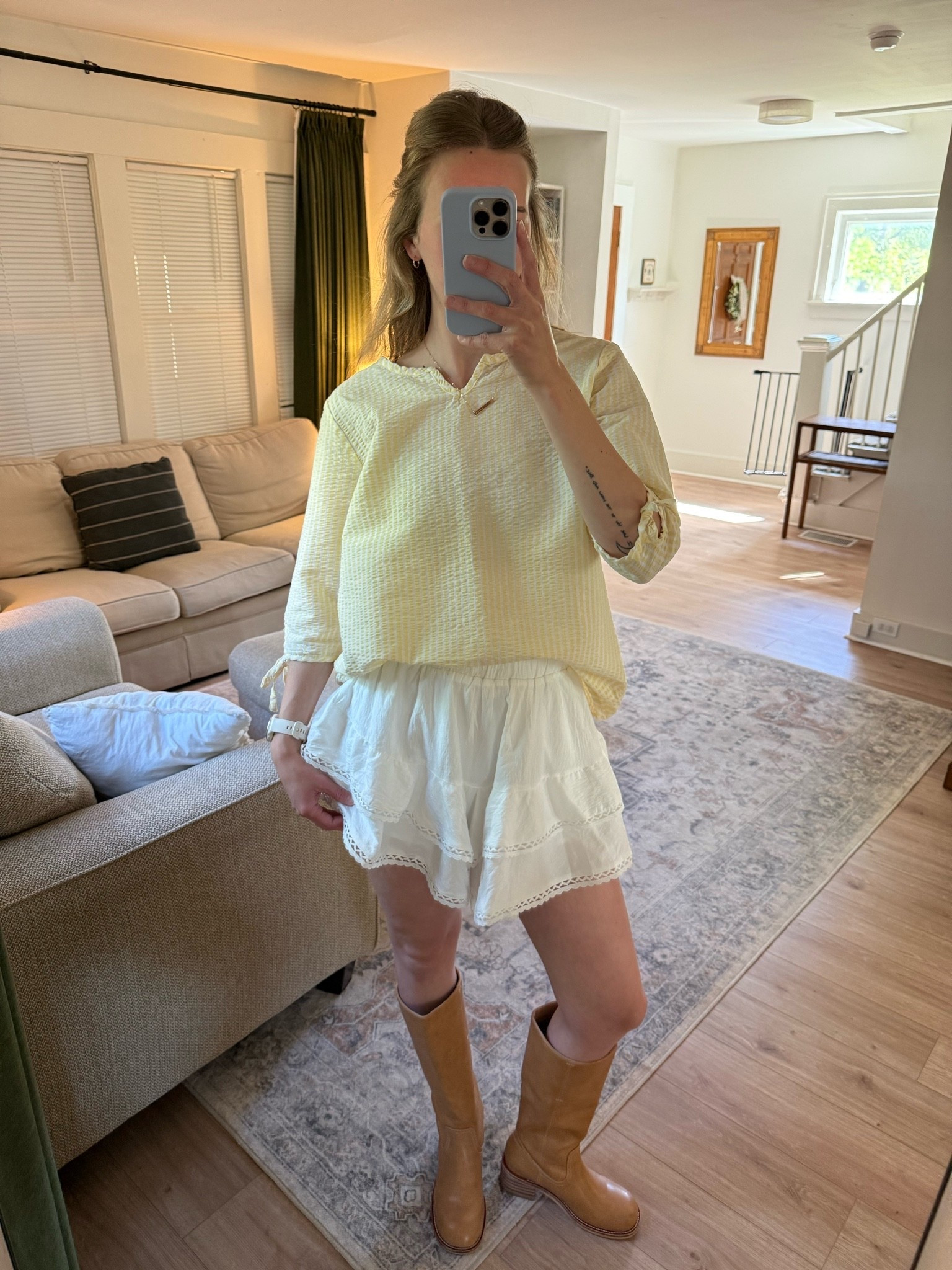 link to my skort (size medium) and boots!!!

#LTKootd #LTKmomlife #LTKU
