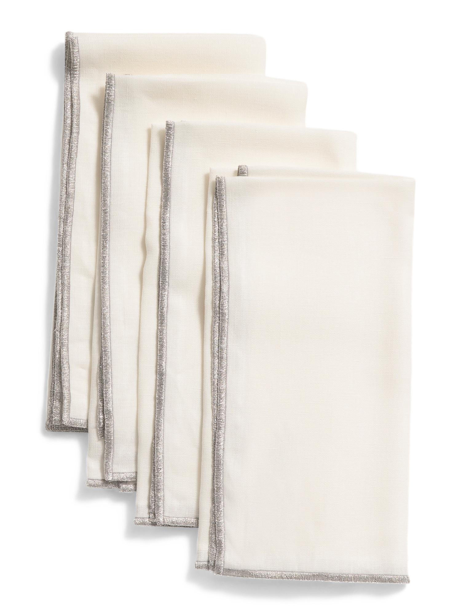 Made In Turkey Set Of Four Linen Bel Air Napkins | TJ Maxx